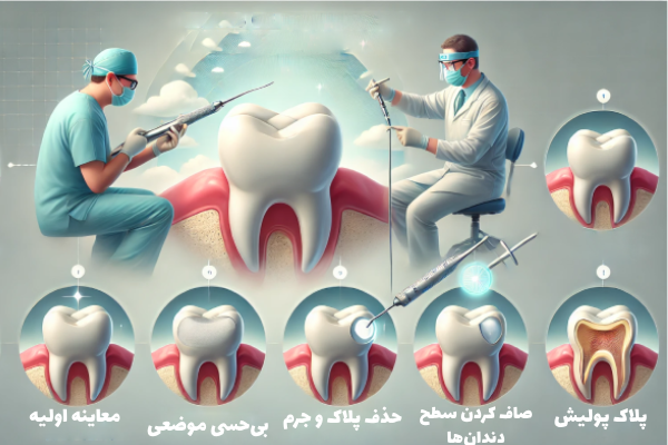 جرم گیری دندان حرفه ای